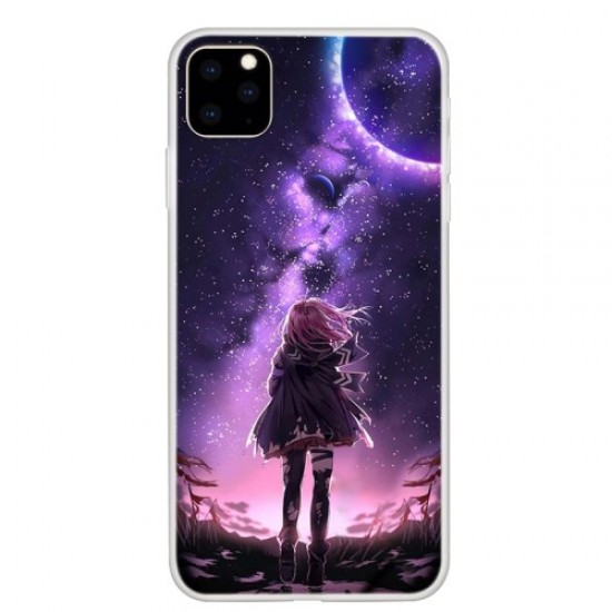Pattern Printing TPU Back Case for iPhone 11 6.1 inch (2019) - Beauty Pattern Apple Cases Mobile