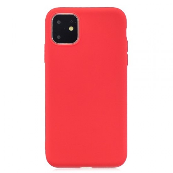 Θήκη Σιλικόνης TPU για iPhone 11 6.1-inch (2019) - Κόκκινο Apple Θήκες Κινητών