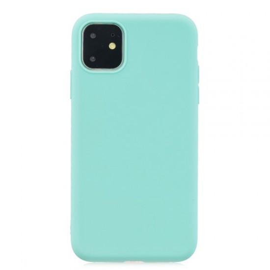 Solid Color Candy TPU Case for iPhone 11 6.1-inch (2019) - Baby Blue Apple Cases Mobile