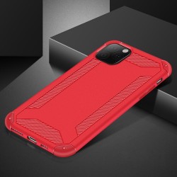 Θήκη Σιλικόνης TPU Ενισχυμένη Ματ για iPhone 11 Pro 5.8 inch (2019) - Κόκκινο