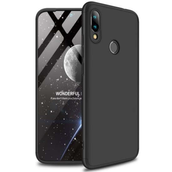 GKK Detachable 3-Piece Matte Hard PC Case for Xiaomi Redmi 7 / Redmi Y3 - Black XIAOMI Cases Mobile