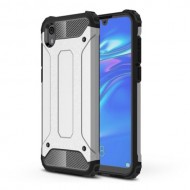 Armor Guard Plastic + TPU Hybrid Phone Cover for Huawei Y5 (2019) / Honor 8S - Silver