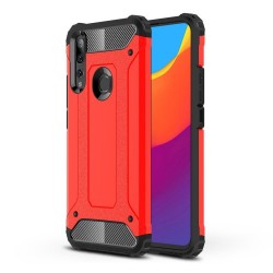 Tough Armor Υβριδική Θήκη Σιλικόνης TPU σε Συνδυαμό με Πλαστικό για Huawei P Smart Z / Y9 Prime (2019) - Κόκκινο