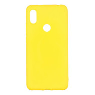 Candy Color Soft TPU Phone Case for Huawei Y6 (2019, with Fingerprint Sensor) / Y6 Prime (2019) - Yellow