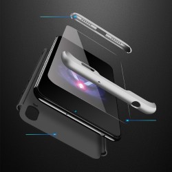 GKK Detachable 3-Piece Matte Hard PC Case for Huawei Y6 (2019, without Fingerprint Sensor) / Y6 Pro (2019) / Enjoy 9e - Silver / GKK Detachable 3-Piece Matte Hard PC Case for Huawei Y6 (2019, without Fingerprint Sensor) / Y6 Pro (2019) / Enjoy 9e - Silver /