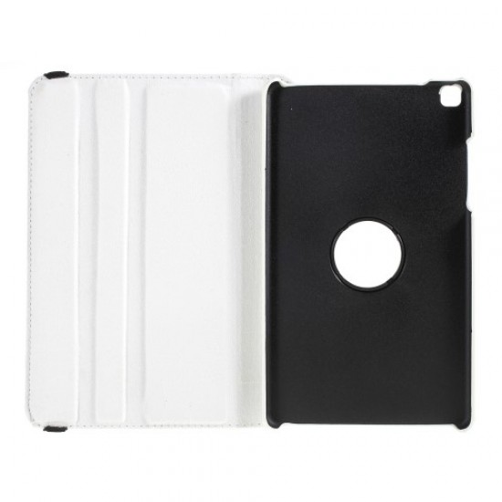 Litchi Texture PU Leather Protective Tablet Case for Samsung Galaxy Tab A 8.0 Wi-Fi (2019) T290/ LTE T295 - White Samsung Cases Mobile Tablet