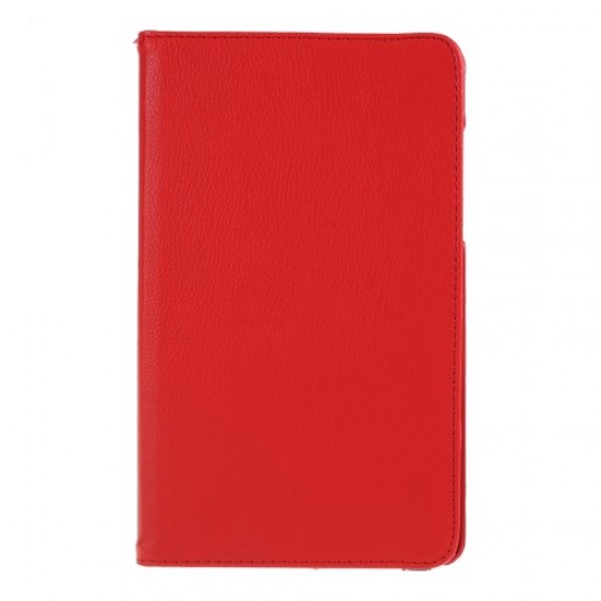 Litchi Texture PU Leather Protective Tablet Case for Samsung Galaxy Tab A 8.0 Wi-Fi (2019) T290/ LTE T295 - Red Samsung Cases Mobile Tablet