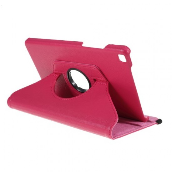 Litchi Texture PU Leather Protective Tablet Case for Samsung Galaxy Tab A 8.0 Wi-Fi (2019) T290/ LTE T295 - Rose Samsung Cases Mobile Tablet