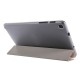 Silk Texture Tri-fold Stand Leather Case for Samsung Galaxy Tab A 8.0 Wi-Fi (2019) T290/ LTE T295 - Gold Samsung Cases Mobile Tablet