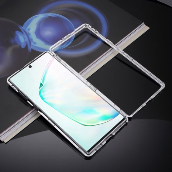 Μεταλλική Μαγνητική Θήκη 360 μοιρών (Detachable Metal Frame) για Samsung Galaxy Note 10 - Ασημί Samsung Θήκες Κινητών
