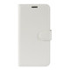 Litchi Skin Wallet Leather Stand Case for Samsung Galaxy A80/A90 - White Samsung Cases Mobile