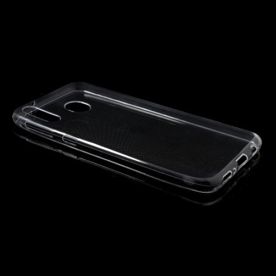 0.5mm Anti-watermark TPU Phone Back Shell Casing for Samsung Galaxy M20 - Transparent Samsung Cases Mobile
