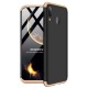 GKK Detachable 3-Piece Matte Hard Phone Case for Samsung Galaxy M20 - Black / Gold Samsung Cases Mobile