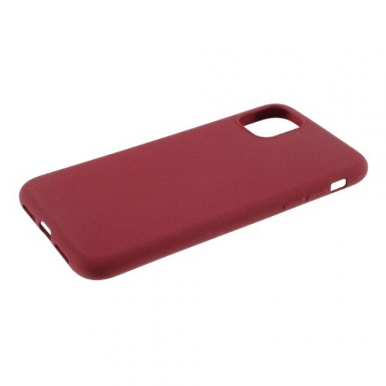 Double-sided Matte TPU Phone Case for Apple iPhone 11 Pro 5.8 inch - Wine Red Apple Cases Mobile