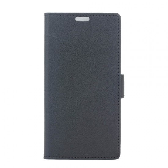 Wallet Stand Leather Mobile Phone Case for OnePlus 7 Pro - Black OnePlus Mobile Cases