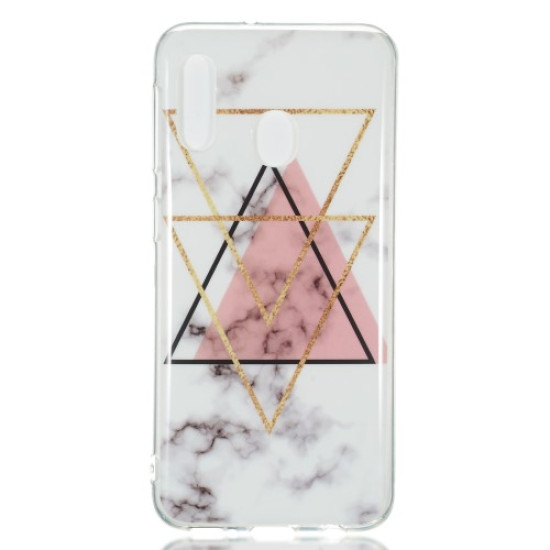 Marble Pattern IMD TPU Cover for Samsung Galaxy A20e - Style B Samsung Cases Mobile