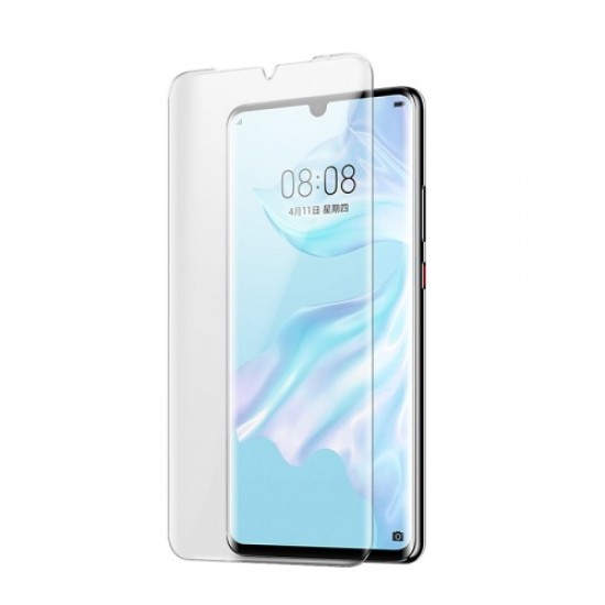 MOCOLO for Huawei P30 Pro 3D Curved [UV Light Irradiation] Full Cover Tempered Glass Screen Protector UV Film Huawei Screen Protectors