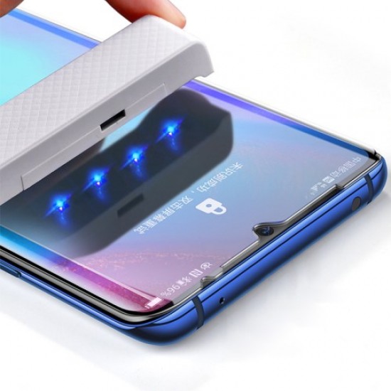 MOCOLO for Huawei P30 Pro 3D Curved [UV Light Irradiation] Full Cover Tempered Glass Screen Protector UV Film Huawei Screen Protectors