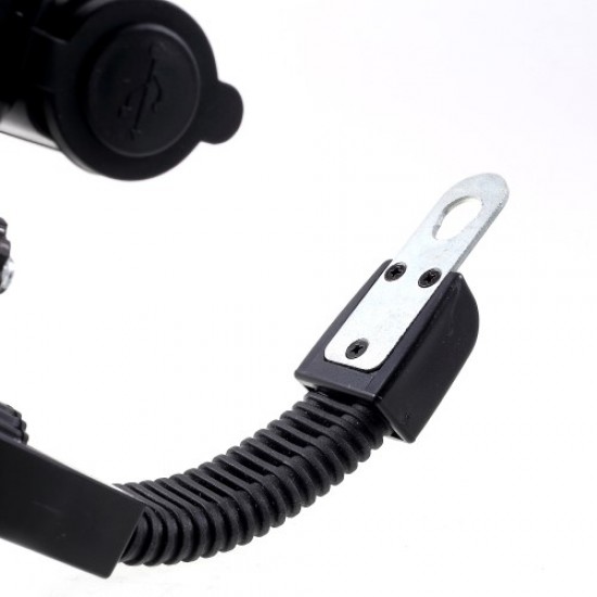 Universal Motorcycle Motorbike Mount Holder Handlebar Bracket Stand for 4-6 inch Smartphone Holders & Docks