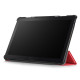 PU Leather Tri-fold Stand Smart Tablet Protection Case for Lenovo Tab P10 TB-X705F - Red Lenovo Cases Mobile Tablet