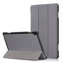 PU Leather Smart Cover with Tri-fold Stand for Lenovo Tab P10 TB-X705F - Grey