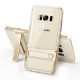 For Samsung Galaxy S8 G950 ELEGANCE TPU + PC Phone Back Case with Kickstand - Gold Samsung Cases Mobile