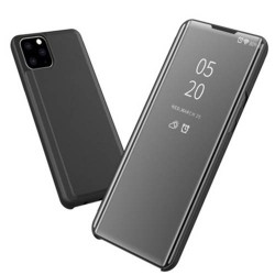 Θήκη Βιβλίο View Window (Όψη Καθρέφτη) με Βάση Στήριξης για iPhone 11 Pro 5.8 inch (2019) - Μαύρο