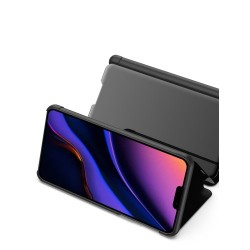 Θήκη Βιβλίο View Window (Όψη Καθρέφτη) με Βάση Στήριξης για iPhone 11 Pro Max 6.5 inch (2019) - Μαύρο