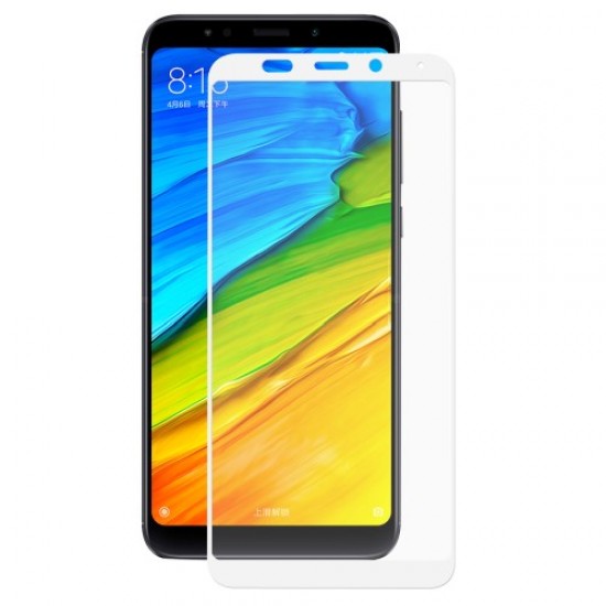 HAT PRINCE 9H 2.5D 0.26mm Full Covered Tempered Glass Screen Protective Film for Xiaomi Redmi 5 - White XIAOMI Screen Protectors
