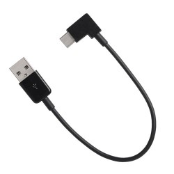 90 Degree Right Angled USB 3.1 Type C Male USB-C to USB 2.0 Male Cable for Tablet and Mobile Phone - Black 90 Degree Right Angled USB 3.1 Type C Male USB-C to USB 2.0 Male Cable for Tablet and Mobile Phone - Black