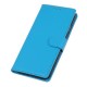 Litchi Skin Wallet Leather Stand Case for Huawei Honor 20 - Blue Huawei Cases Mobile
