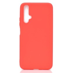 Θήκη Σιλικόνης TPU Ματ για Huawei Honor 20 / Nova 5T - Κόκκινο