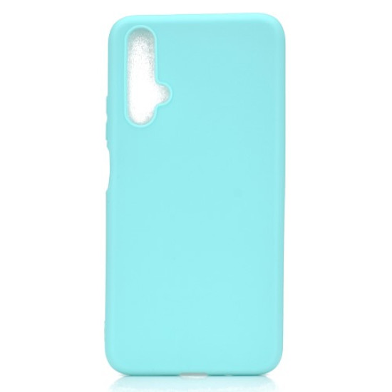 Θήκη Σιλικόνης TPU Ματ για Huawei Honor 20 / Nova 5T - Μπλε Huawei Θήκες Κινητών