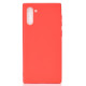 Solid Color Soft Frosted TPU Case for Samsung Galaxy Note 10/Note 10 5G - Red Samsung Cases Mobile