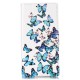 Marble Printing Skin Leather Wallet Stand Protective Case for Samsung Galaxy Note 10 / Note 10 5G - Butterflies Samsung Cases Mobile