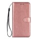Δερμάτινη Θήκη Πορτοφόλι με Βάση Στήριξης για Samsung Galaxy Note 10 Plus - Ροζ Samsung Θήκες Κινητών