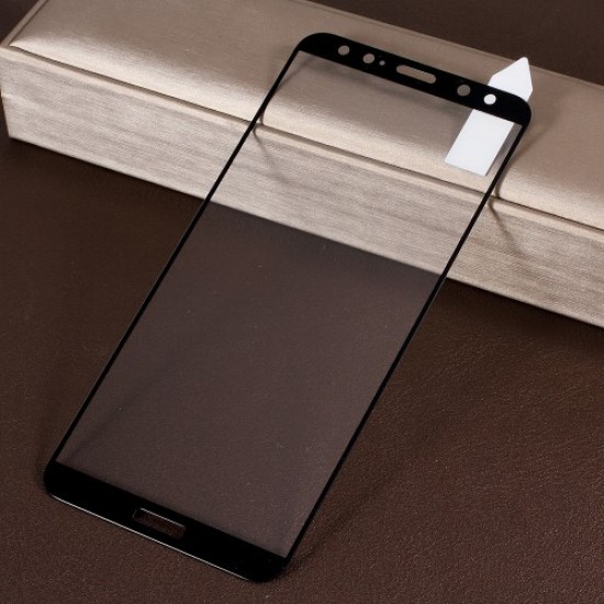 RURIHAI Solid Defense Full Size Tempered Glass Screen Protector for Huawei Mate 10 Lite - Black Huawei Screen Protectors