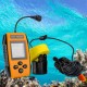 0.7-100M Depth 200KHz Fish Finder Sonar Sounder Alarm Transducer ABS Underwater Fish Finder Gadgets - Toys - Hobby