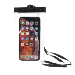 Universal Dustproof Phone Case Waterproof Pouch for iPhone Samsung Huawei etc., Size:26.0x14.0x1.5cm - Black