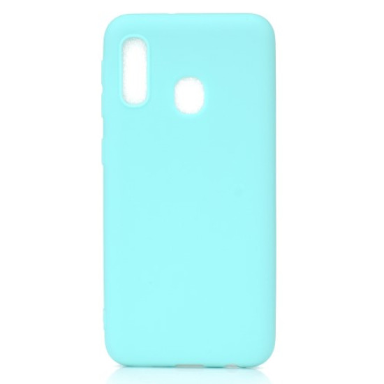 Soft Frosted TPU Case for Samsung Galaxy A20e - Baby Blue Samsung Cases Mobile
