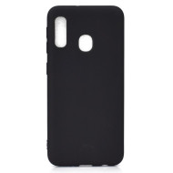 Soft Frosted TPU Case for Samsung Galaxy A20e - Black
