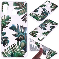 Pattern Printing TPU Case for Samsung Galaxy A20e - Leaves Pattern Printing TPU Case for Samsung Galaxy A20e - Leaves