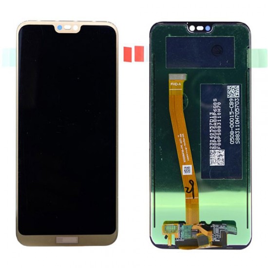 Οθόνη LCD και Μηχανισμός Αφής Digitiger για Huawei P20 Lite - Χρυσαφί Huawei Ανταλλακτικά