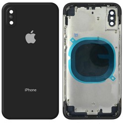 Καπάκι Μπαταρίας με Μεσαίο Πλασίο και Πλαϊνά Πλήκτρα για iPhone X - Μαύρο Καπάκι Μπαταρίας με Μεσαίο Πλασίο και Πλαϊνά Πλήκτρα για iPhone X - Μαύρο