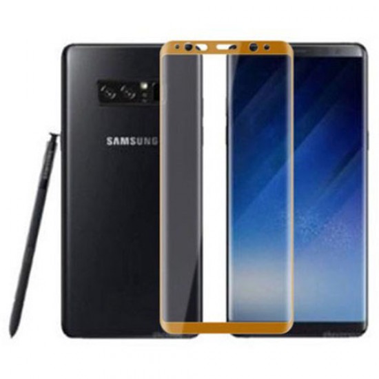MOCOLO Σκληρυμένο Γυαλί (Tempered Glass) Προστασίας Οθόνης Πλήρης Κάλυψης για Samsung Galaxy Note 8 - Χρυσαφί Samsung Προστατευτικά οθόνης