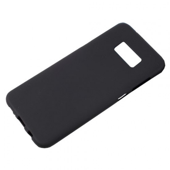 Matte TPU Cell Phone Case for Samsung Galaxy S8 Plus - Black Samsung Cases Mobile