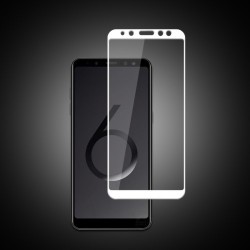 MOCOLO Σκληρυμένο Γυαλί (Tempered Glass) Προστασίας Οθόνης Πλήρης Κάλυψης για Samsung Galaxy A6 Plus (2018) - Λευκό MOCOLO Σκληρυμένο Γυαλί (Tempered Glass) Προστασίας Οθόνης Πλήρης Κάλυψης για Samsung Galaxy A6 Plus (2018) - Λευκό