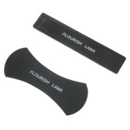 FLOURISH LAMA Αυτοκόλλητη Βάση Στήριξης Σιλικόνης για Smartphones για Αυτοκίνητο και Άλλες Επιφάνειες (2 τεμάχια) - Μαύρο