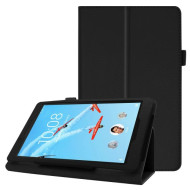 Δερμάτινη Θήκη Βιβλίο με Βάση Στήριξης για Lenovo Tab E8 TB-8304F - Μαύρο