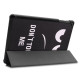 Pattern Printing Tri-fold Stand Leather Smart Case for Samsung Galaxy Tab A 10.1 (2019) SM-T515 - Do not Touch Me Samsung Cases Mobile Tablet
